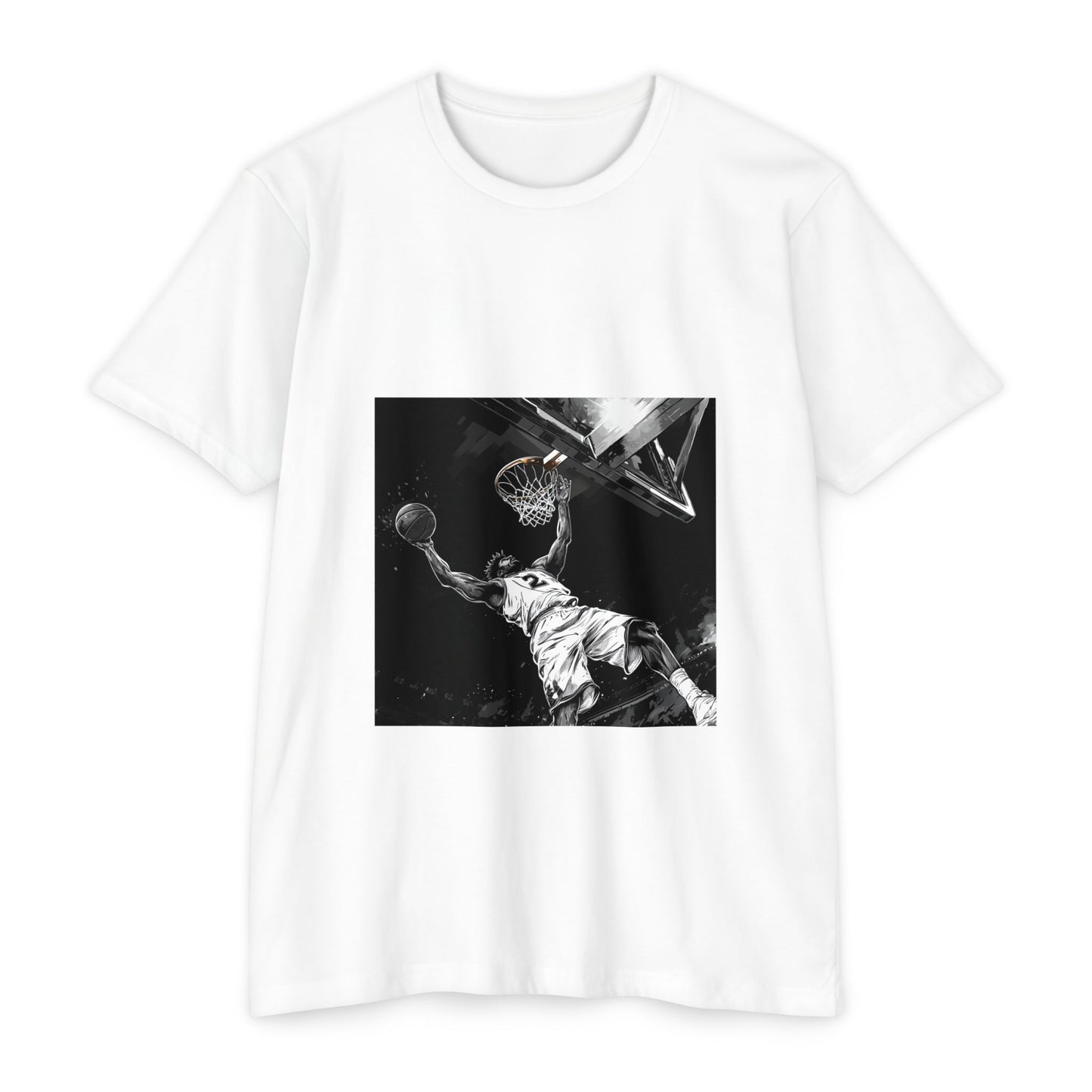 Man dunking t-shirt