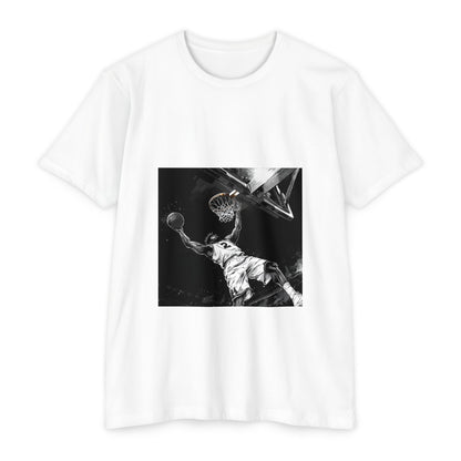 Man dunking t-shirt