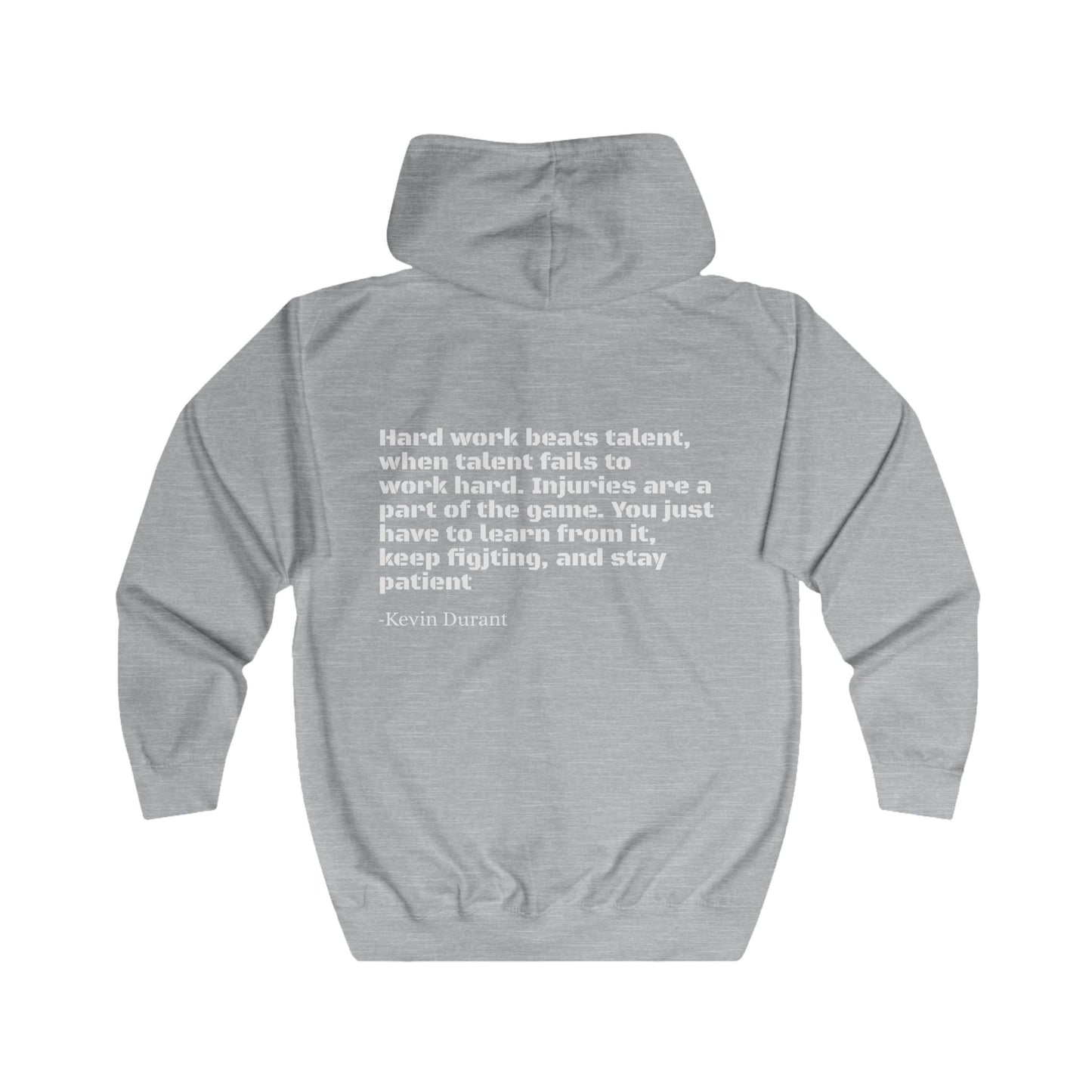 Kevin Durant Quote Zip Hoodie