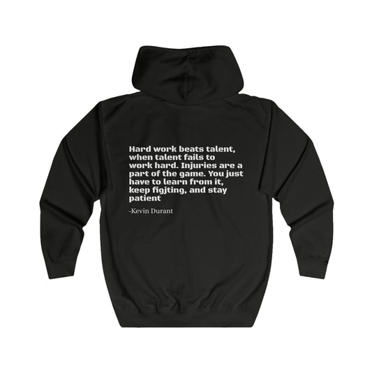 Kevin Durant Quote Zip Hoodie