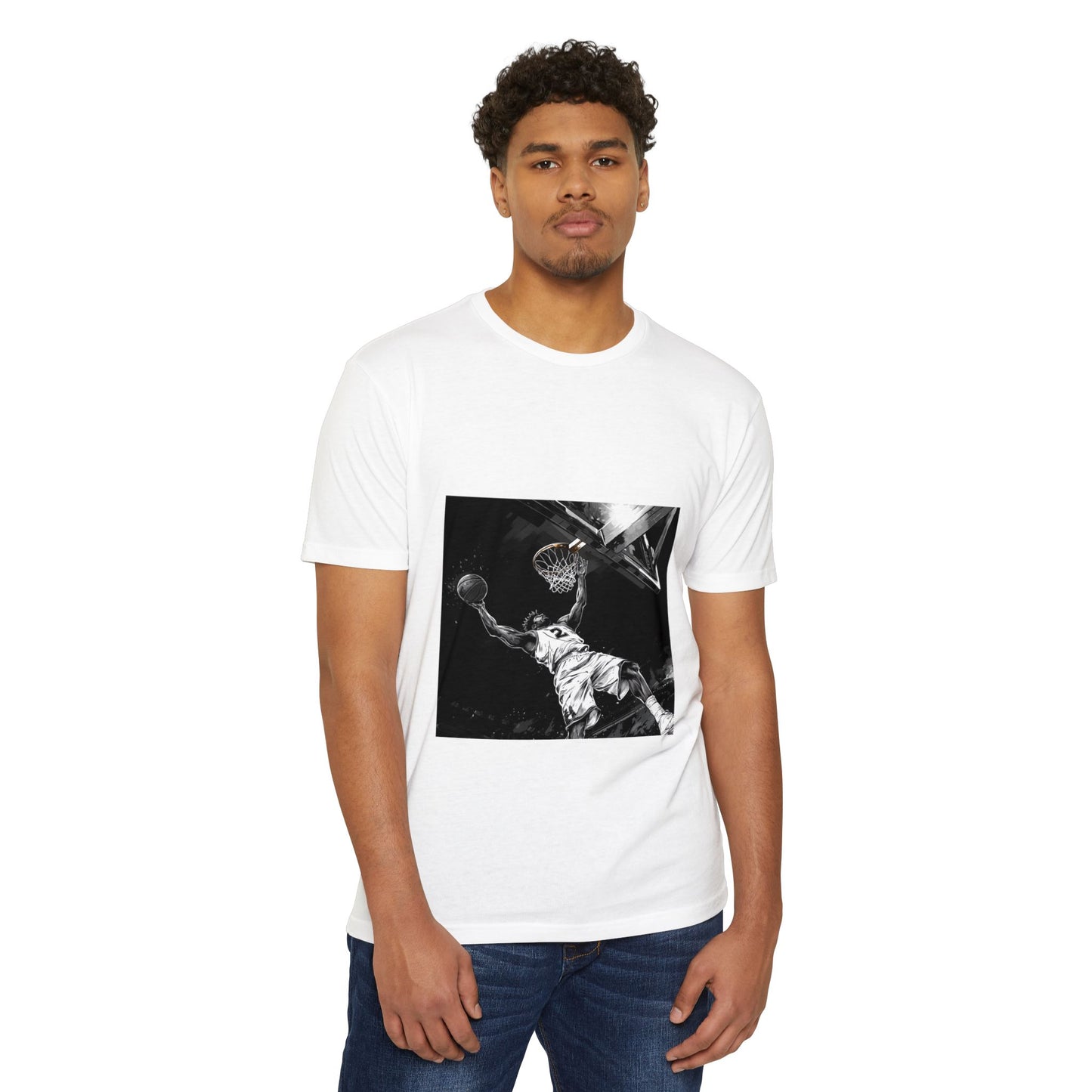 Man dunking t-shirt