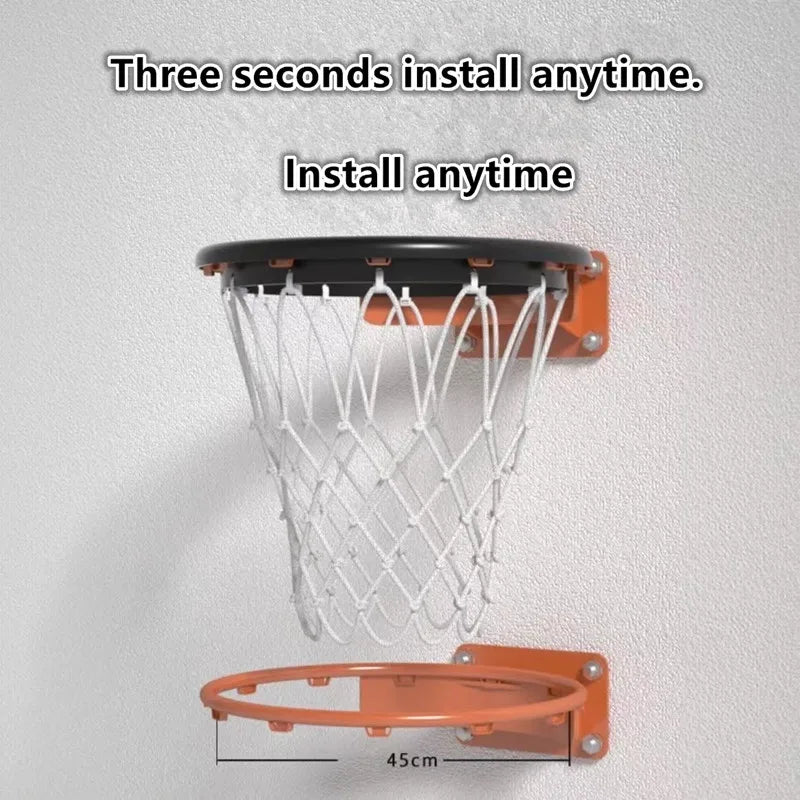 Portable basketball net frame